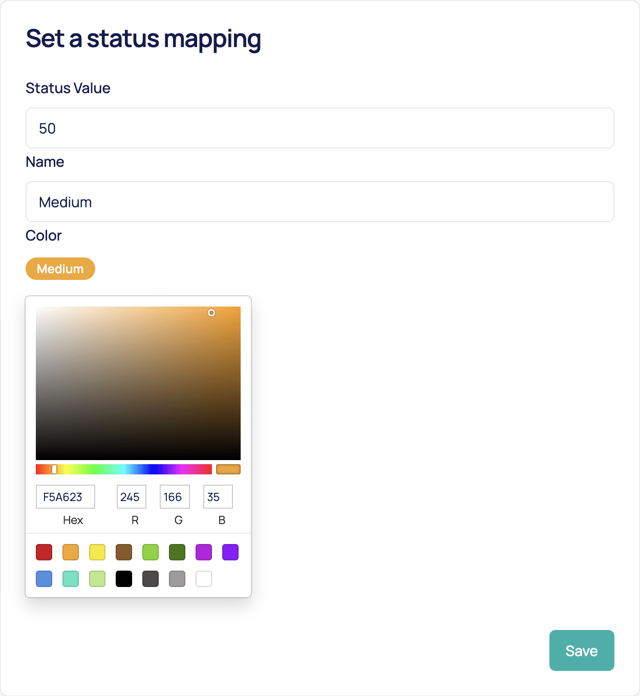 Assets - Status Mapping